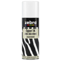 Грунт аэрозольный акриловый Zebra Zinс-Alu-Steel №16 (400 мл)