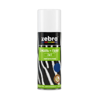 Грунт-емаль Zebra напівматова 2в1 синій №48 (400 мл)