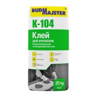 Клей для пенополистирола и минваты Будмайстер К-104 (25 кг)