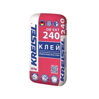 Клей для приклеивания и армирования минераловатных плит Kreisel 240 (25 кг)
