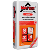 Клей для пенопласта и минваты Мaster Super (25 кг)