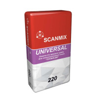 Клей для пенополистирола Scanmix Universal Теплый дом 220 (25 кг)