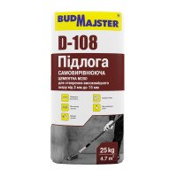 Самовыравнивающаяся смесь для пола Будмайстер D-108 (25 кг)
