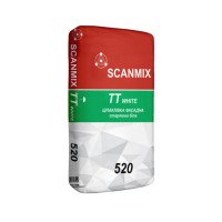 Шпаклевка стартовая фасадная Scanmix TT White 520 (25 кг)