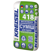 Самовыравнивающаяся высокопрочная смесь для пола Kreisel 418 2-50 мм (25 кг)