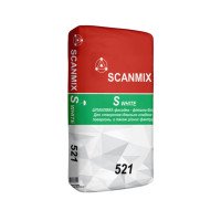 Фасадная финишная шпаклевка Scanmix S White 521 (20 кг)